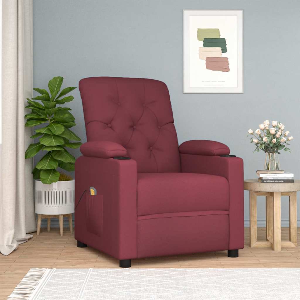 Massage Recliner Chair Fabric